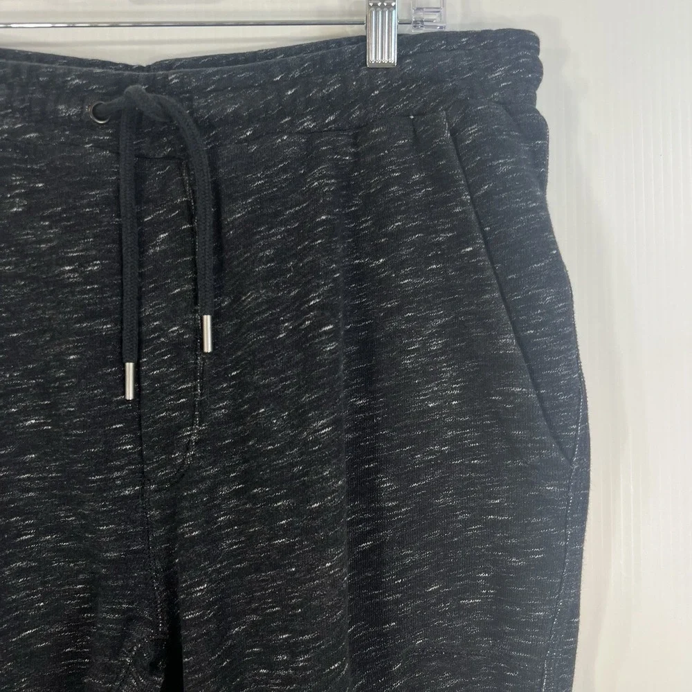 Alex Mill Jogger Sweatpants Men's Sz XL Black Tapered Slim Melange Cotton Jersey - Picture 3 of 13